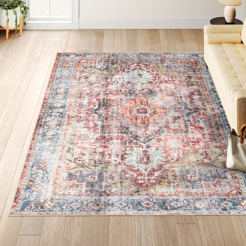 Atabey Series fashion Special Design Machine Washable Modern Patterned Decorative Rug